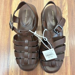 American eagle platform sandals